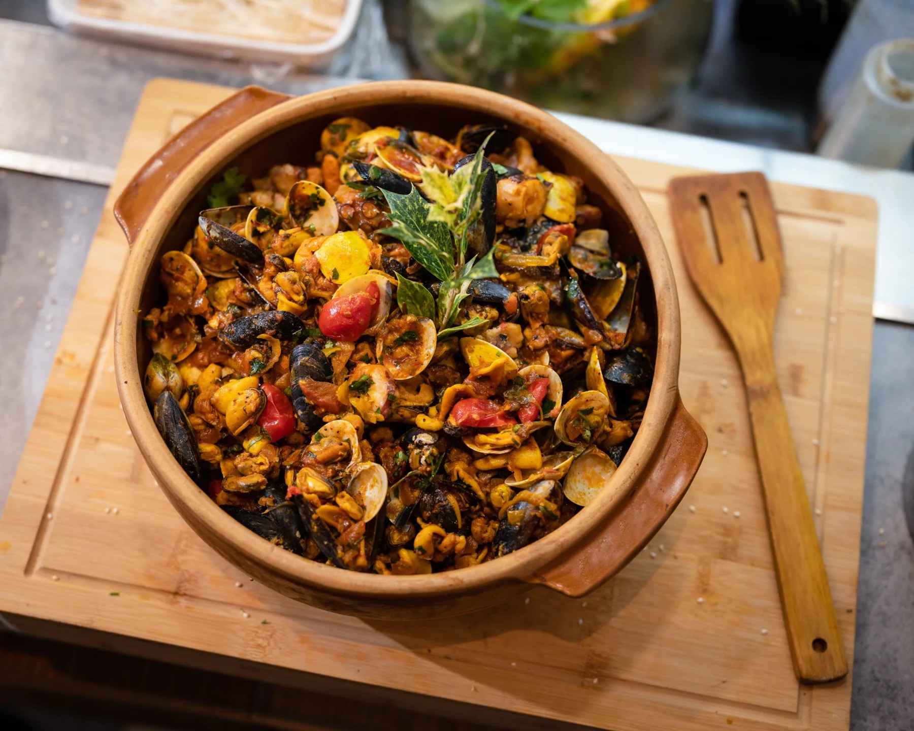 Préparation de fruits de mer La Cocina 38